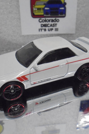 LOOSE HOT WHEELS WHITE NISSAN SKYLINE GT-R (R32)
