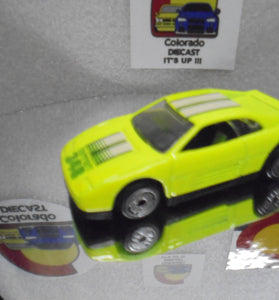 LOOSE HOT WHEELS YELLOW FERRARI 348 w/ULTRA HOTS