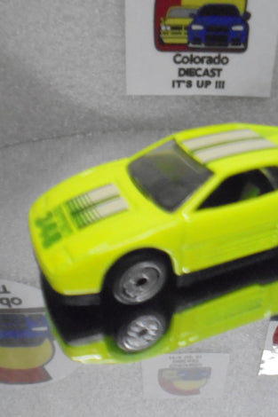 LOOSE HOT WHEELS YELLOW FERRARI 348 w/ULTRA HOTS