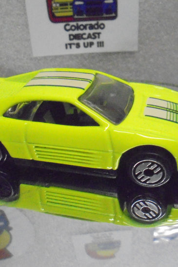LOOSE HOT WHEELS YELLOW FERRARI 348 w/ULTRA HOTS