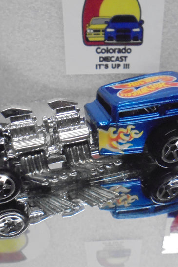 LOOSE HOT WHEELS BLUE RACE TEAM WAY 2 FAST