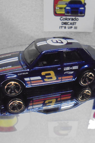 LOOSE HOT WHEELS BLUE DATSUN BLUEBIRD 510