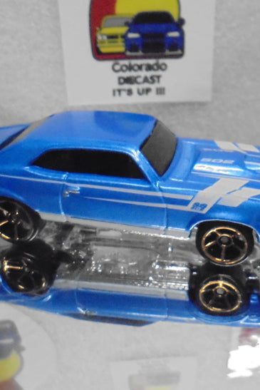 LOOSE HOT WHEELS BLUE '68 CHEVY NOVA w/FTE WHEELS