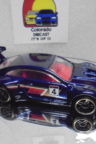 LOOSE HOT WHEELS BLUE '16 CADILLAC ATS V R