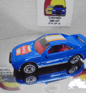 LOOSE HOT WHEELS BLUE GETTY TOYOTA MR2 w/ULTRA HOTS
