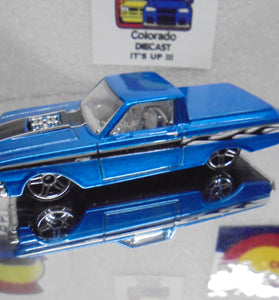 LOOSE HOT WHEELS BLUE '65 FORD RANCHERO