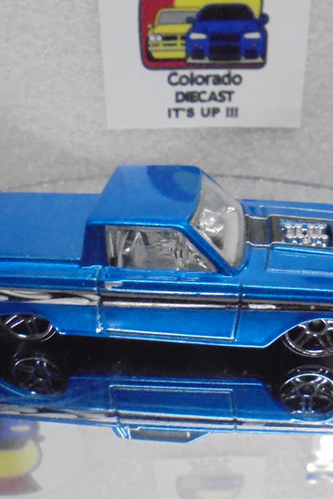 LOOSE HOT WHEELS BLUE '65 FORD RANCHERO