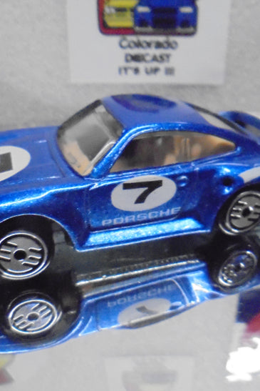 LOOSE HOT WHEELS LIGHTER BLUE PORSCHE 959 w/ULTRA HOTS