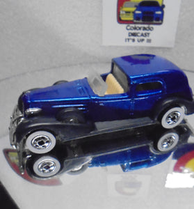 LOOSE HOT WHEELS BLUE CLASSIC ADDY w/WHITEWALLS