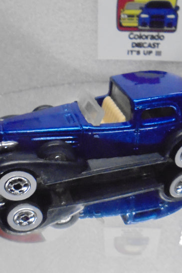 LOOSE HOT WHEELS BLUE CLASSIC ADDY w/WHITEWALLS