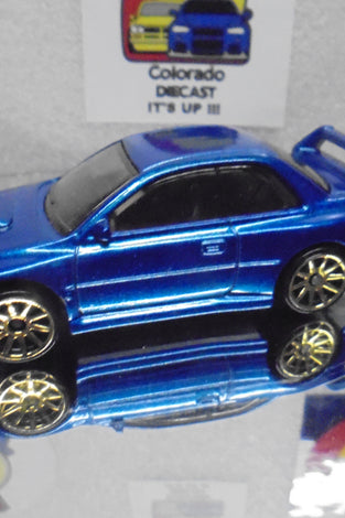 LOOSE HOT WHEELS BLUE '98 SUBARU IMPREZA 22B STI VERSION