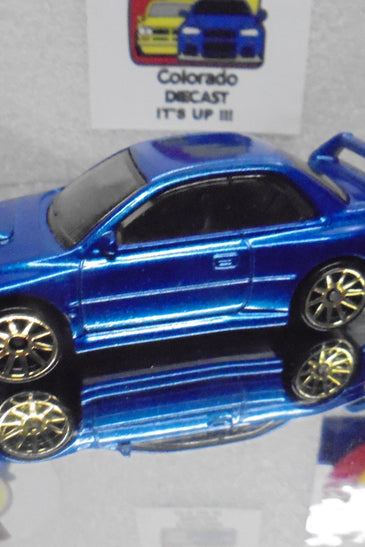 LOOSE HOT WHEELS BLUE '98 SUBARU IMPREZA 22B STI VERSION