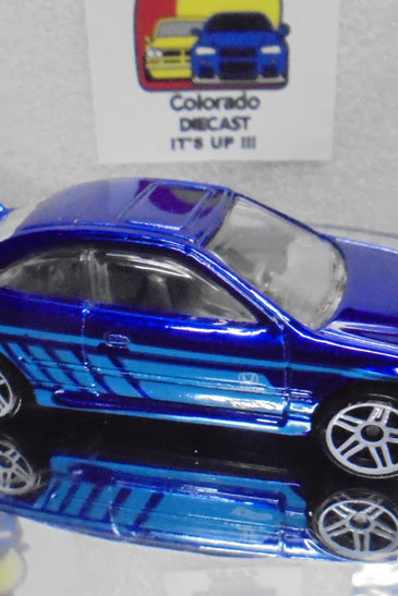 LOOSE HOT WHEELS BLUE HONDA CIVIC SI