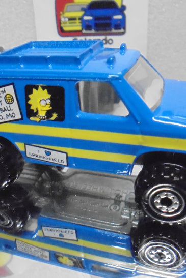 LOOSE HOT WHEELS BLUE SIMPSONS BAJA BREAKER VAN