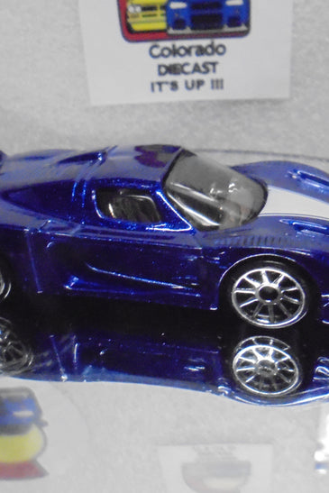 LOOSE HOT WHEELS BLUE  MYSTERY CAR MASERATI MC12