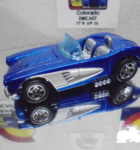LOOSE HOT WHEELS BLUE '58 CHEVY CORVETTE