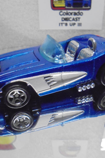 LOOSE HOT WHEELS BLUE '58 CHEVY CORVETTE