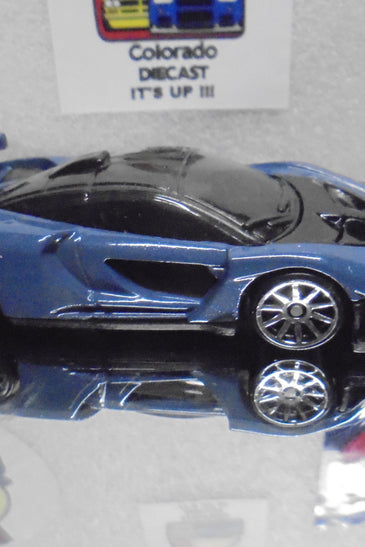 LOOSE HOT WHEELS STEEL BLUE MCLAREN SENNA