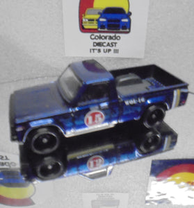 LOOSE HOT WHEELS DARK BLUE MAZDA REPU TRUCK