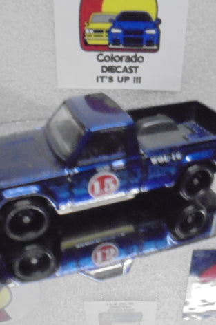 LOOSE HOT WHEELS DARK BLUE MAZDA REPU TRUCK