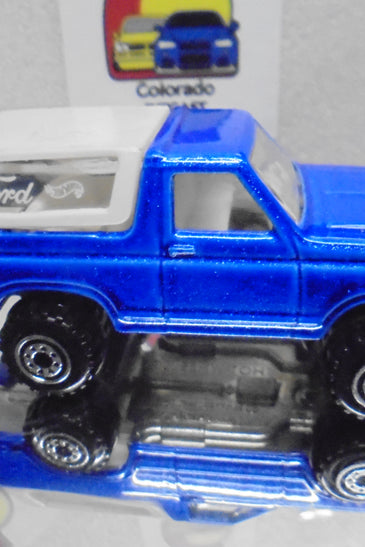 LOOSE HOT WHEELS BLUE FORD BRONCO 4X4
