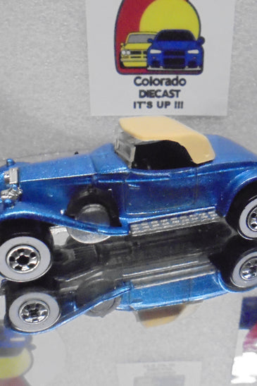 LOOSE HOT WHEELS BLUE ROLLS ROYCE PHANTOM II w/WHITEWALLS