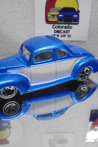 LOOSE HOT WHEELS BLUE '40 FORD COUPE