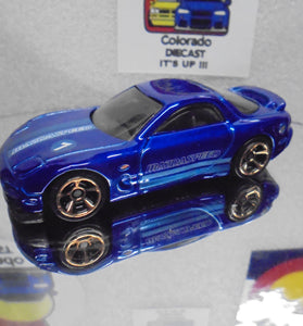 LOOSE HOT WHEELS BLUE '96 MAZDA RX-7