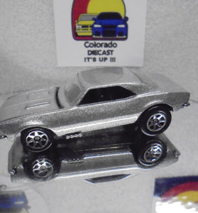 LOOSE HOT WHEELS METAL FLAKE SILVER '67 CHEVY CAMARO w/7 SPOKES