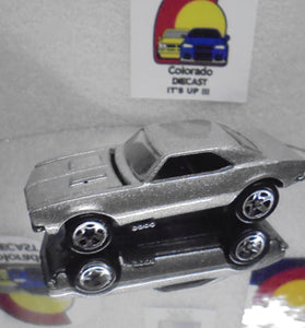LOOSE HOT WHEELS METAL FLAKE SILVER '67 CHEVY CAMARO w/5 SPOKES