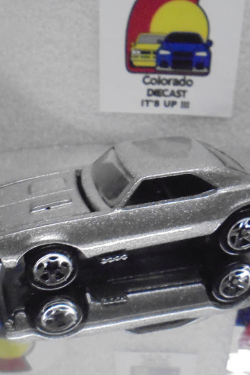 LOOSE HOT WHEELS METAL FLAKE SILVER '67 CHEVY CAMARO w/5 SPOKES