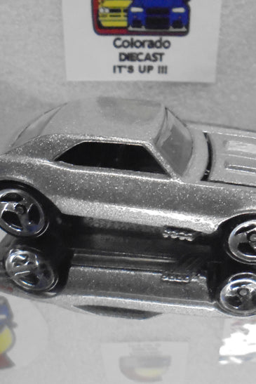 LOOSE HOT WHEELS METAL FLAKE SILVER '67 CHEVY CAMARO w/3 SPOKES