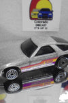 LOOSE HOT WHEELS SILVER PORSCHE 928 w/ULTRA HOTS METAL BASE