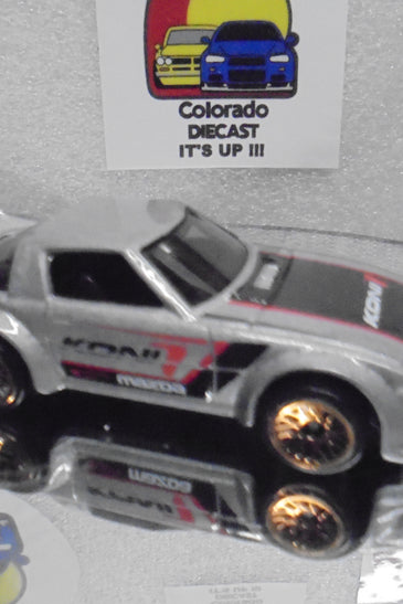 LOOSE HOT WHEELS SILVER KONI MAZDA RX-7