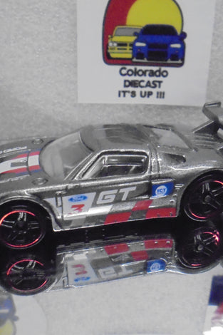 LOOSE HOT WHEELS GREY FORD GT LM