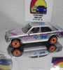 LOOSE HOT WHEELS REVEALERS SILVER MERCEDES 380 SEL w/ORANGE ULTRA HOTS