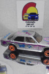 LOOSE HOT WHEELS REVEALERS SILVER MERCEDES 380 SEL w/ORANGE ULTRA HOTS