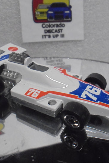 Loose Hot Wheels White Formula 5000 w/Blackwalls