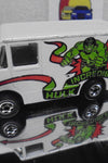 Loose Hot Wheels White The Incredible Hulk Combat Medic Truck w/Blackw ...