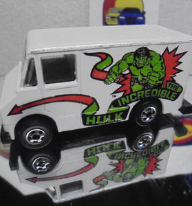Loose Hot Wheels White The Incredible Hulk Combat Medic Truck  w/Blackwalls
