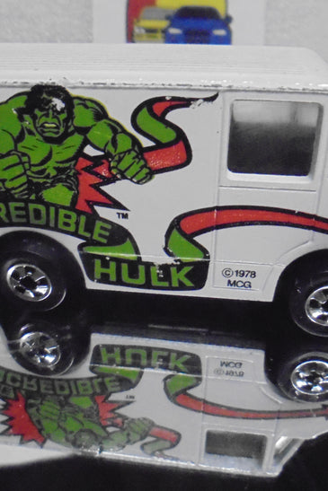 Loose Hot Wheels White The Incredible Hulk Combat Medic Truck  w/Blackwalls