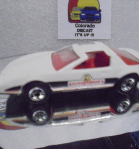 Loose Hot Wheels White Chuck E. Cheese 80's Firebird w/Blackwalls