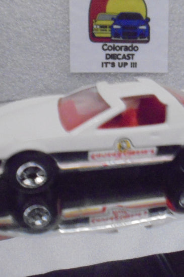 Loose Hot Wheels White Chuck E. Cheese 80's Firebird w/Blackwalls
