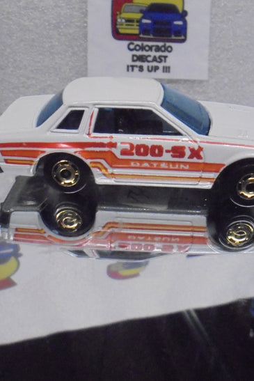 Loose Hot Wheels White Datsun 200Sx w/GHO's