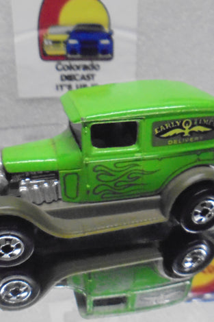 Loose Hot Wheels Green A-OK w/Blackwalls