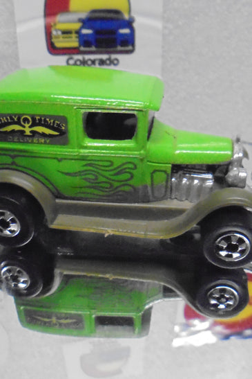 Loose Hot Wheels Green A-OK w/Blackwalls