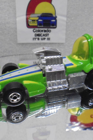 Loose Hot Wheels Green Bubble Gunner w/Blackwalls