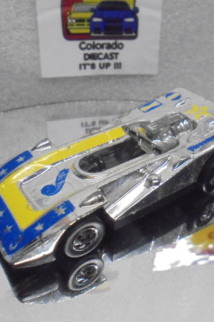 Loose Hot Wheels Chrome Steam Roller 7 Stars w/Blackwalls