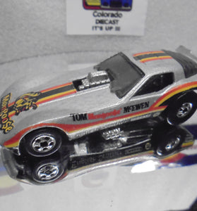Loose Hot Wheels Grey Mongoose vette Funny Car w/Blackwalls
