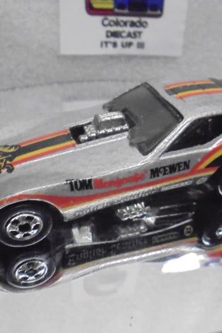 Loose Hot Wheels Grey Mongoose vette Funny Car w/Blackwalls